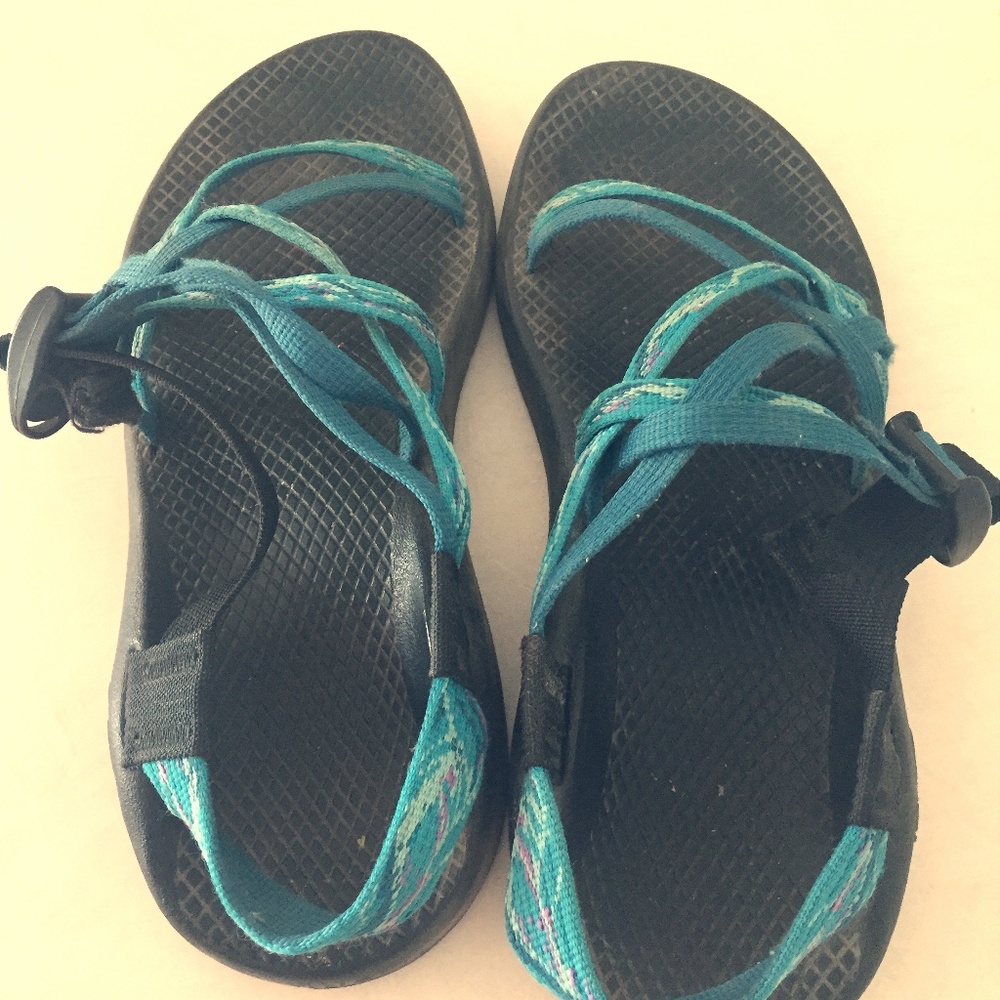 Chaco ZX1 Classic Sport Hiking Sandals Aqua Blue